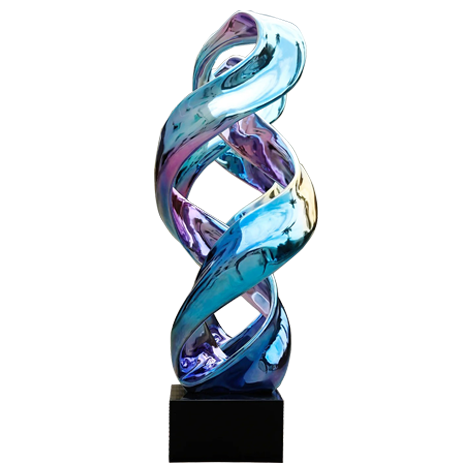 Colorful Plated Sculptures