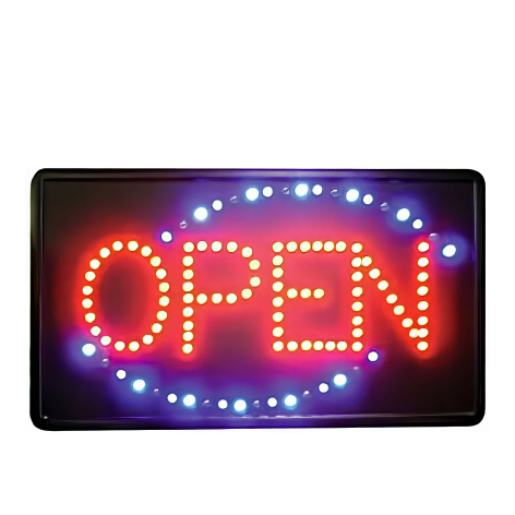 Lightbox Open Signs